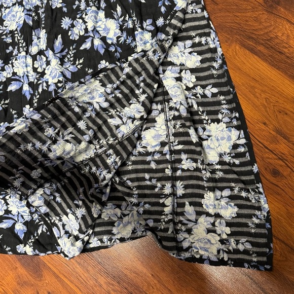 Free People Jaymes Floral Print Midi Long Sleeve Dress - Picture 12 of 13